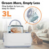 LOVEEPEE Pet Grooming Vacuum Set: Dog Shedding Vacuum With Grooming & Hair Dryer Functions, 9-in-1 Pet Brush Vacuum Equipped With Electric Clippers, 21KPa Adjustable Speed & Temperature - 3L Dust Bin