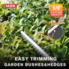 MZK 22.4'' Cordless Hedge Trimmer, 20V Bush Trimmer, Handheld Hedge Cutter, Grass Shrub Trimmer, Lightweight & Compact Trimmer(Battery & Charger Included) - MZK
