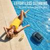 STARRYBOT Cordless Robotic Pool Cleaner with Dual high-Efficiency Motors Delivers Strong Suction, Smart Self-Parking,Smart LED Indicator,Pool Vacuum for Above-Ground Flat Pool up to 900 Sq.ft(Gray)