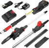 MZK Polesaw + Pole Hedge Trimmer Comb, 4Ah Battery and Charger Included - MZK