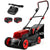 MZK 40V(2 x 20V) 13”Cordless Electric Lawn Mower,with 4-Position Height Adjustment,Compact and Lightweight Push Battery Powered Lawn Mower (2 * 4AH Batteries) - MZK