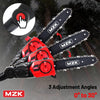 MZK 8'' Cordless Pole Saw, 4AH Battery Powered Pole Saws, 13-Foot Reach Chain Saw for Tree Trimming with Oiling System, 20V Electric Pole Chainsaw, Multi-Angle Head(Battery and Fast Charger Included) - MZK