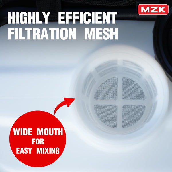 MZK 4.2 Gallon Battery Powered Backpack Sprayer-2.0AH Lithium Ion Electric Backpack Sprayer-for Weeding, Spraying, and Cleaning, Multiple Nozzles & Battery Included,BS4D05 - MZK