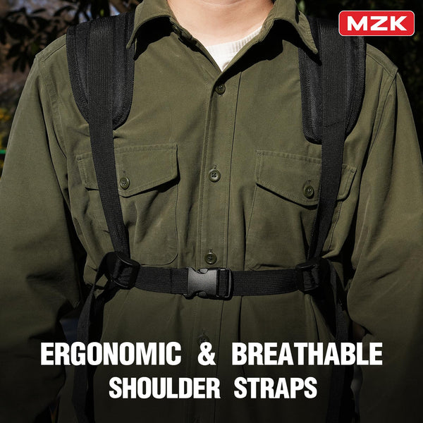 MZK 4.2 Gallon Battery Powered Backpack Sprayer-2.0AH Lithium Ion Electric Backpack Sprayer-for Weeding, Spraying, and Cleaning, Multiple Nozzles & Battery Included,BS4D05 - MZK