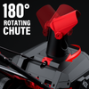 MZK 16-Inch Electric Walk-Behind Snow Blower with 13-Amp Motor, 20ft Throwing Distance, and Directional Chute Control in Black - MZK