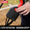 MZK 12-Inch 10.5 Amp Corded Electric Tiller/Cultivator for Gardening, 8-inch tillling Depth with Adjustable Wheels, Electric Garden Rototiller for Lawn/Yard/Garden Soil Digging - MZK