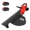MZK 40V Cordless Leaf Blower Vacuum Mulcher 3-in-1 With 2x4.0Ah Batteries & Charger, 160 MPH 600 CFM Heavy-Duty Lawn Blower